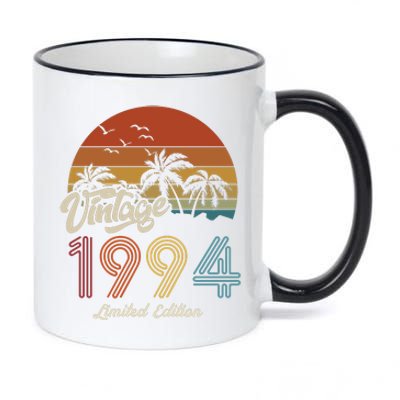 29th Birthday Vintage Limited Edition 1994 11oz Black Color Changing Mug