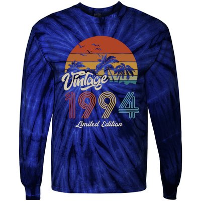 29th Birthday Vintage Limited Edition 1994 Tie-Dye Long Sleeve Shirt