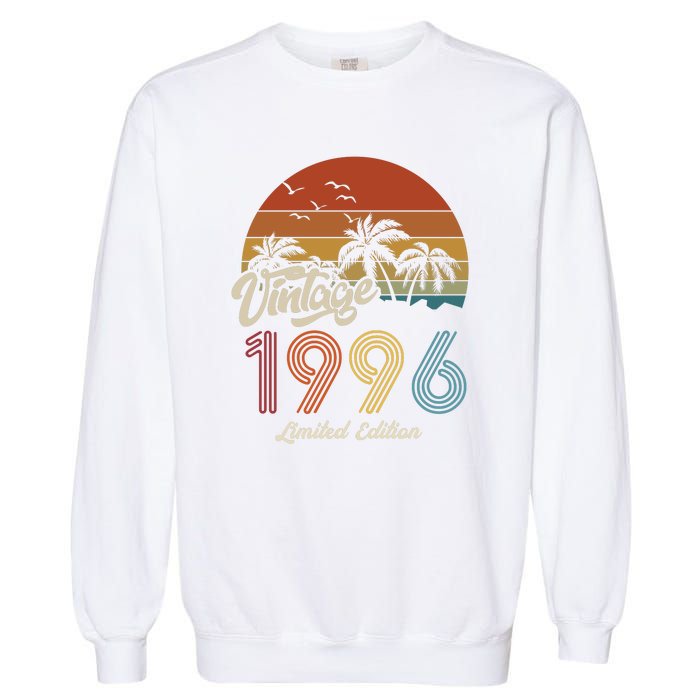 27th Birthday Vintage Limited Edition 1996 Garment-Dyed Sweatshirt