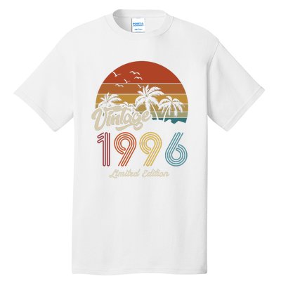 27th Birthday Vintage Limited Edition 1996 Tall T-Shirt