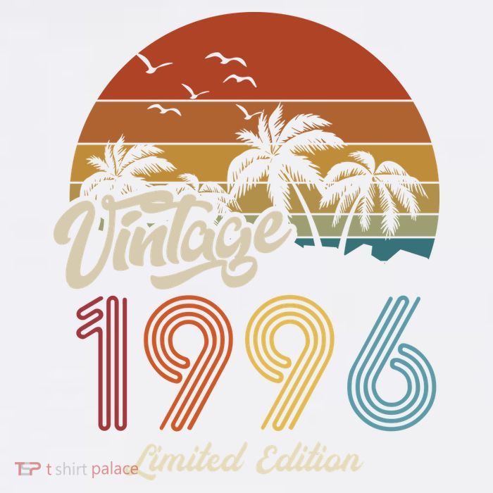 27th Birthday Vintage Limited Edition 1996 Tall T-Shirt