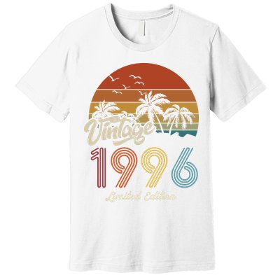 27th Birthday Vintage Limited Edition 1996 Premium T-Shirt
