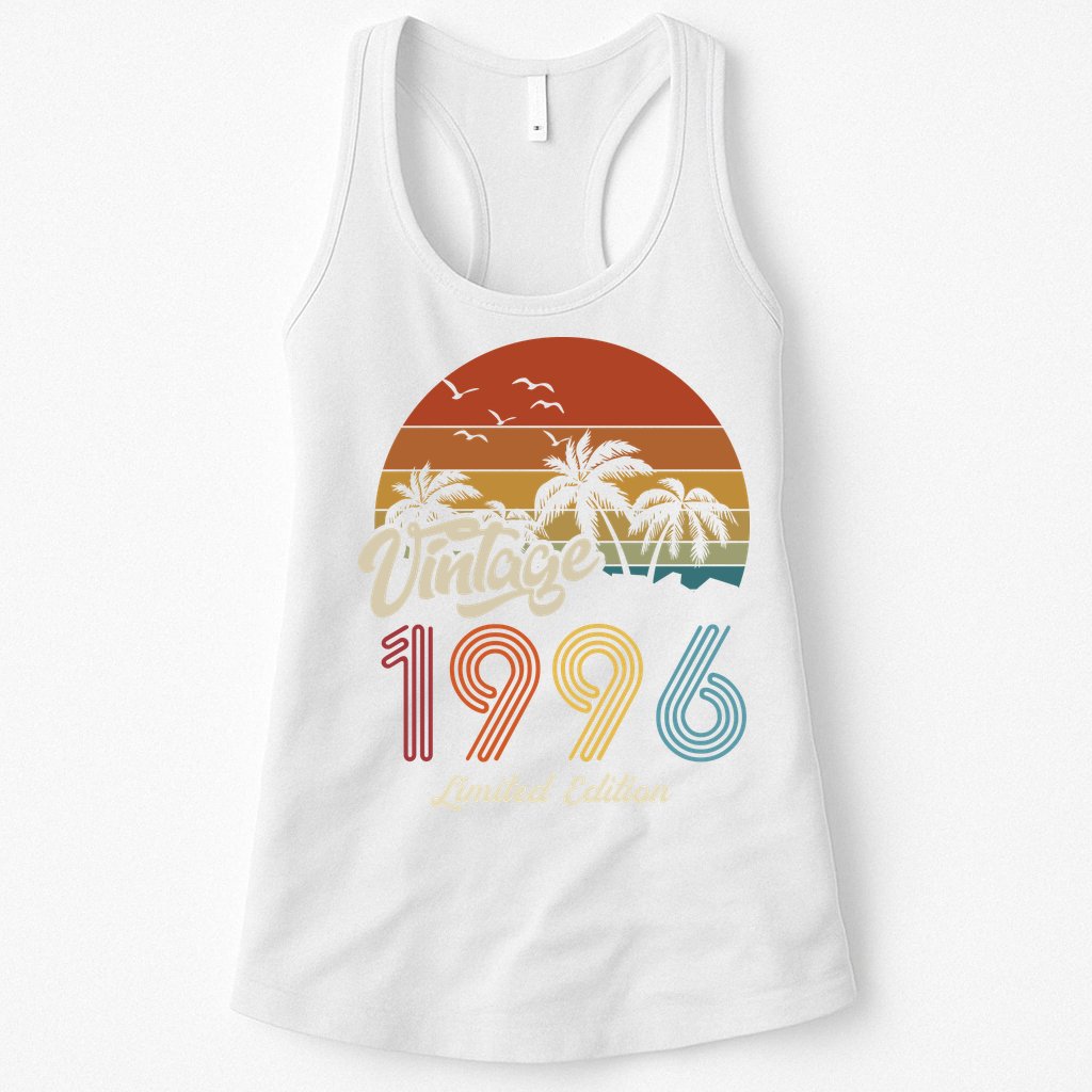 27th Birthday Vintage Limited Edition 1996 Womens Tank Top