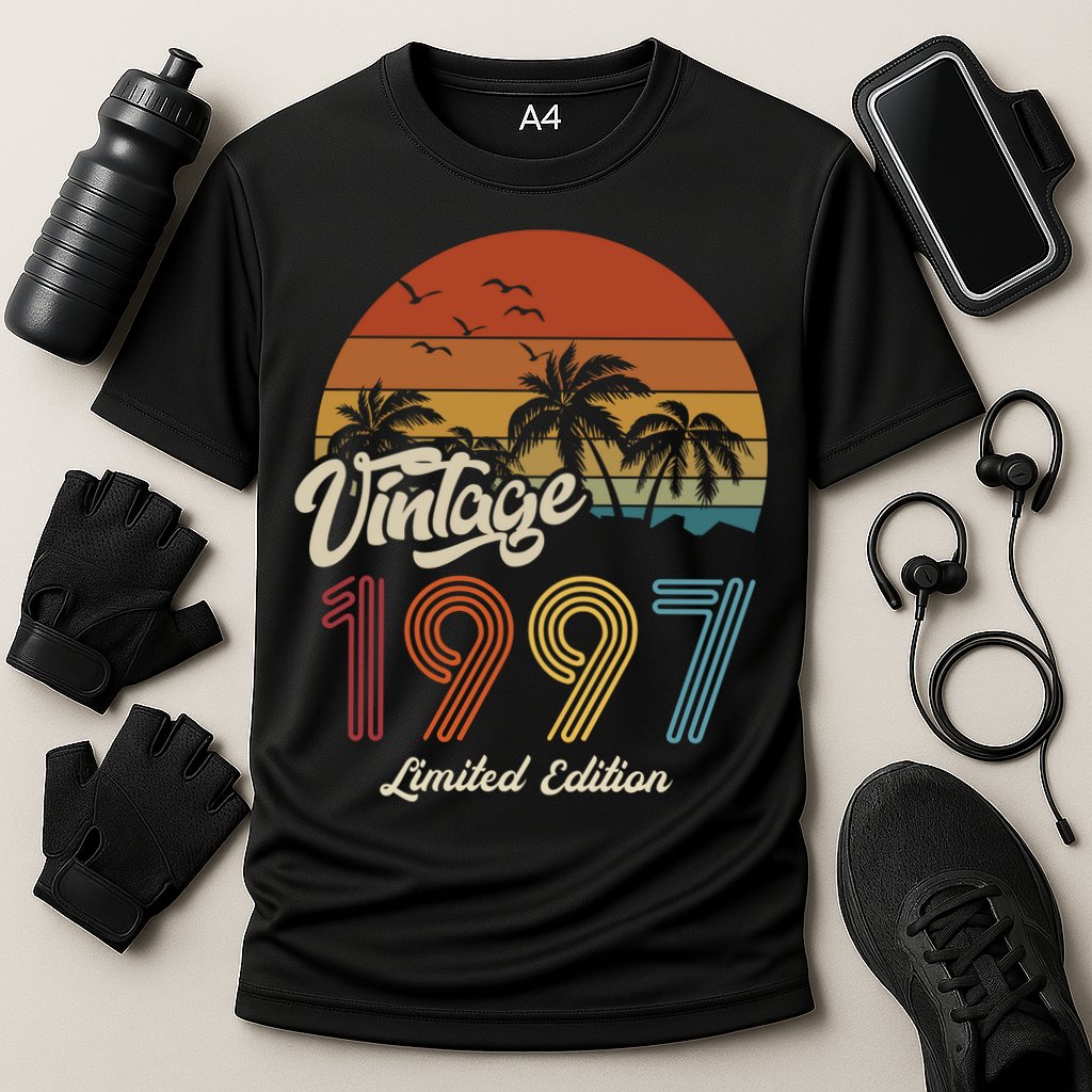 26th Birthday Vintage Limited Edition 1997 Cooling Performance Crew T-Shirt