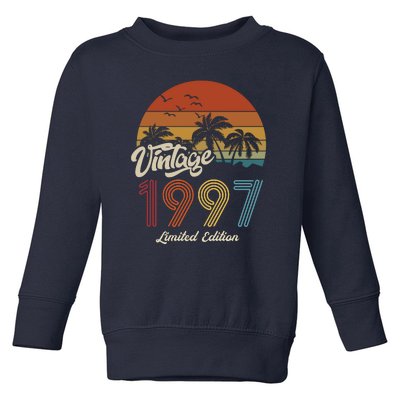 26th Birthday Vintage Limited Edition 1997 Toddler Sweatshirt