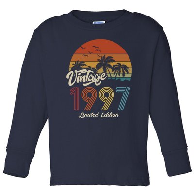 26th Birthday Vintage Limited Edition 1997 Toddler Long Sleeve Shirt