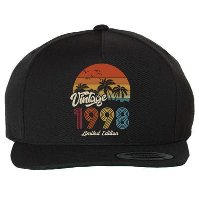 25th Birthday Vintage Limited Edition 1998 Wool Snapback Cap