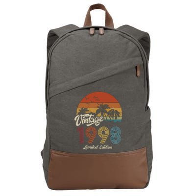 25th Birthday Vintage Limited Edition 1998 Cotton Canvas Backpack