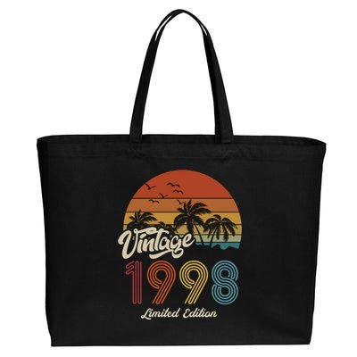 25th Birthday Vintage Limited Edition 1998 Cotton Canvas Jumbo Tote