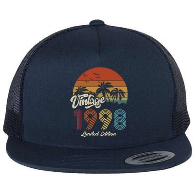 25th Birthday Vintage Limited Edition 1998 Flat Bill Trucker Hat