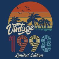 25th Birthday Vintage Limited Edition 1998 Flatbill Hat