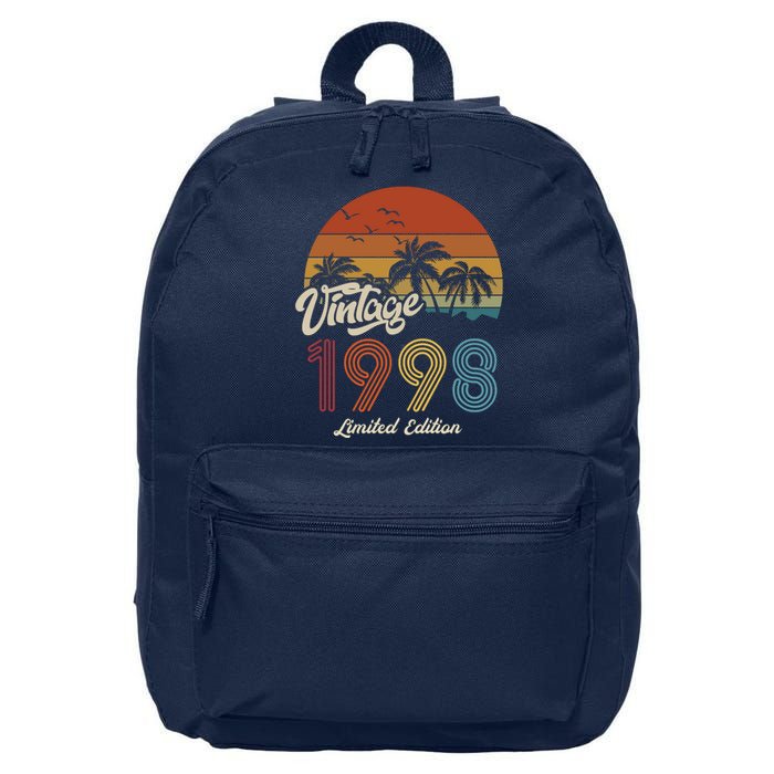 25th Birthday Vintage Limited Edition 1998 16 in Basic Backpack