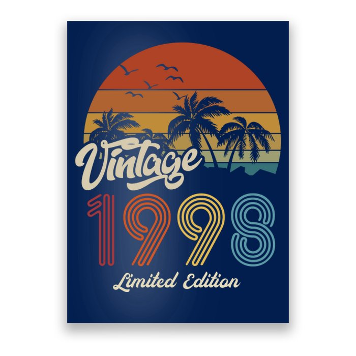 25th Birthday Vintage Limited Edition 1998 Poster