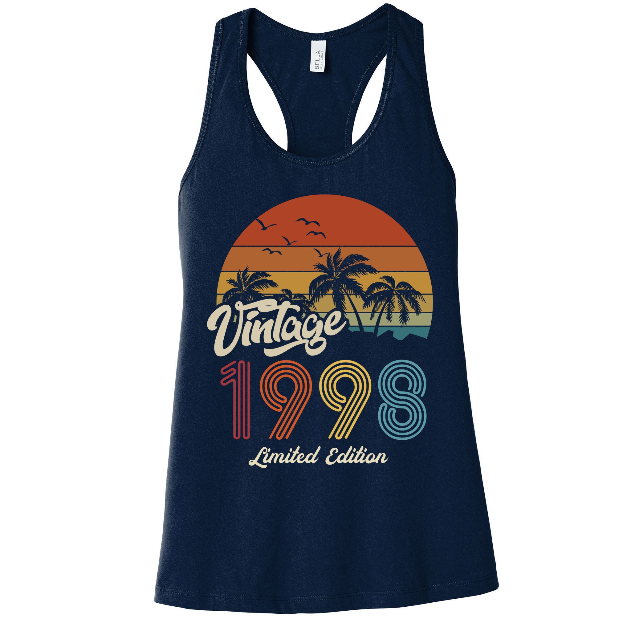 25th Birthday Vintage Limited Edition 1998 Womens Tank Top