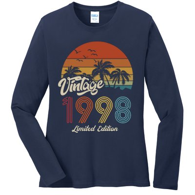 25th Birthday Vintage Limited Edition 1998 Ladies Long Sleeve Shirt