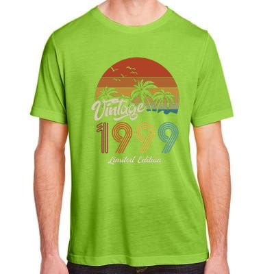 24th Birthday Vintage Limited Edition 1999 Adult ChromaSoft Performance T-Shirt