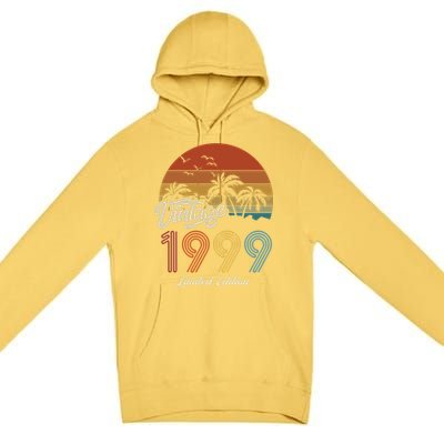 24th Birthday Vintage Limited Edition 1999 Premium Pullover Hoodie