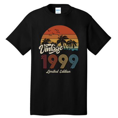 24th Birthday Vintage Limited Edition 1999 Tall T-Shirt