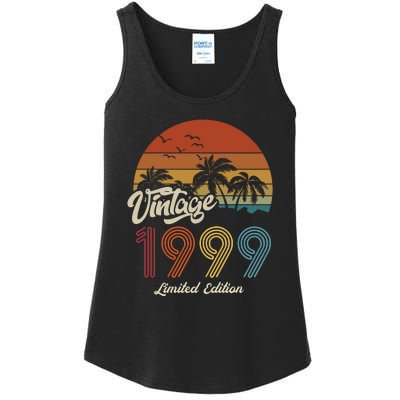 24th Birthday Vintage Limited Edition 1999 Ladies Essential Tank