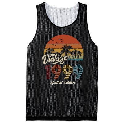 24th Birthday Vintage Limited Edition 1999 Mesh Reversible Basketball Jersey Tank