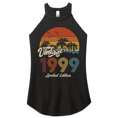 24th Birthday Vintage Limited Edition 1999 Women's Perfect Tri Rocker Tank