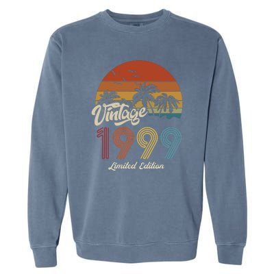 24th Birthday Vintage Limited Edition 1999 Garment-Dyed Sweatshirt