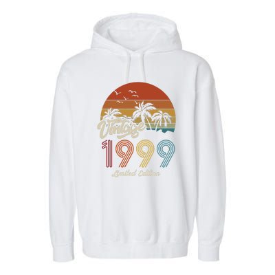 24th Birthday Vintage Limited Edition 1999 Garment-Dyed Fleece Hoodie