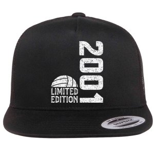 2001 Birthday Volleyball Limited Edition Born In 2001 Flat Bill Trucker Hat