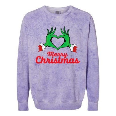 2025 Christmas Colorblast Crewneck Sweatshirt