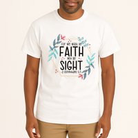 2 Corinthians 5:7 For We Walk By Faith Not By Sight Tall T-Shirt
