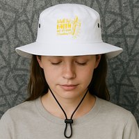 2 Corinthians 5:7 For We Walk By Faith Not By Sight Bucket Hat