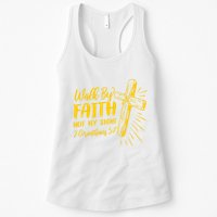 2 Corinthians 5:7 For We Walk By Faith Not By Sight Womens Tank Top