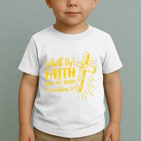 2 Corinthians 5:7 For We Walk By Faith Not By Sight Toddler T-Shirt