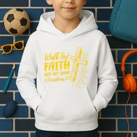 2 Corinthians 5:7 For We Walk By Faith Not By Sight Kids Hoodie
