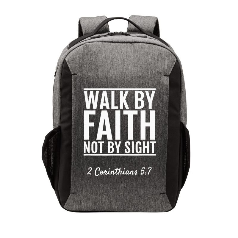 2 Corinthians 57 Walk By Faith Not By Sight Bible Vector Backpack