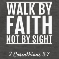 2 Corinthians 57 Walk By Faith Not By Sight Bible Vector Backpack