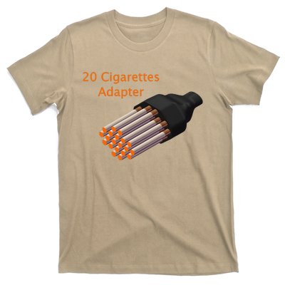 20 Cigarettes Adapters Funny T-Shirt