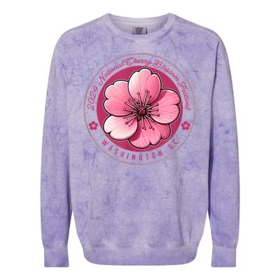 2024 Cherry Blossom Festival Washington Dc Souvenir Colorblast Crewneck Sweatshirt