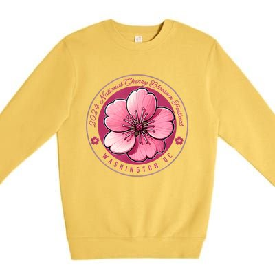 2024 Cherry Blossom Festival Washington Dc Souvenir Premium Crewneck Sweatshirt