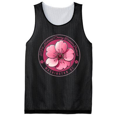 2024 Cherry Blossom Festival Washington Dc Souvenir Mesh Reversible Basketball Jersey Tank