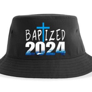 2024 Christian Baptism Baptized Sustainable Bucket Hat