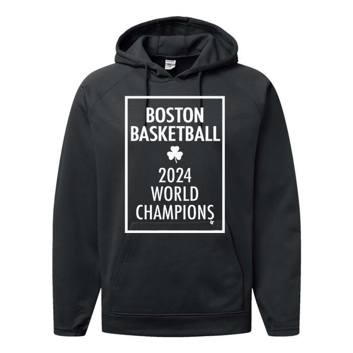 2024 Champions Boston Basketball Performance Fleece Hoodie