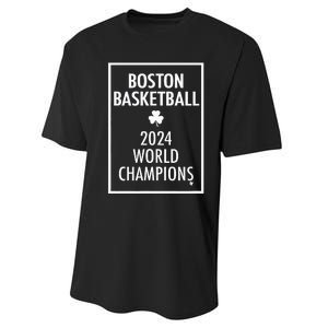 2024 Champions Boston Basketball Performance Sprint T-Shirt