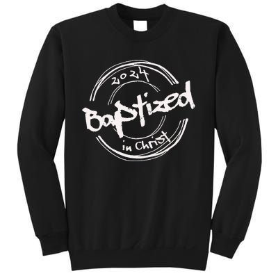 2024 Christian Baptism Baptized In Christ Streetwear Sweatshirt