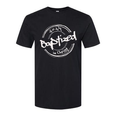 2024 Christian Baptism Baptized In Christ Streetwear Softstyle CVC T-Shirt