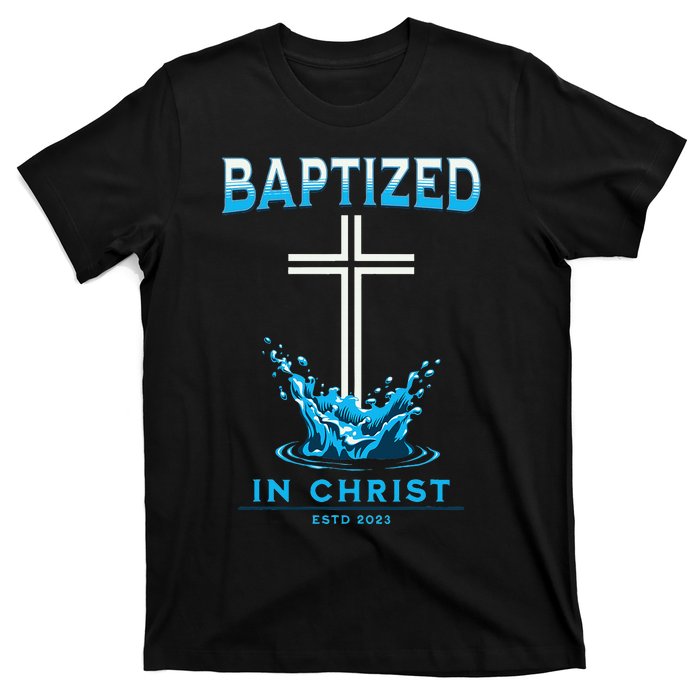 2023 Christian Baptism Baptized In Christ Keepsake T-Shirt