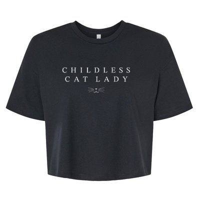 2024 Childless Cat Lady Bella+Canvas Jersey Crop Tee