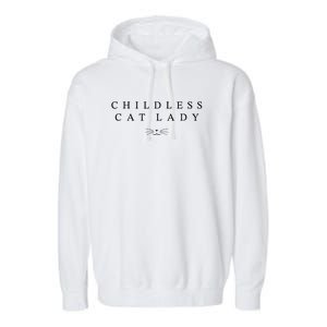 2024 Childless Cat Lady Garment-Dyed Fleece Hoodie