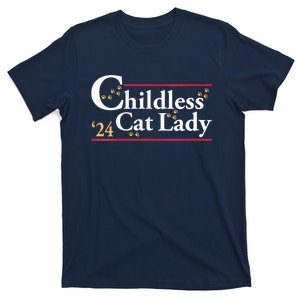 2024 Childless Cat Lady For President T-Shirt