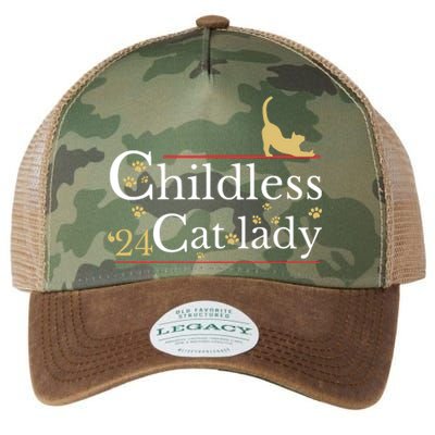 2024 Childless Cat Lady Legacy Tie Dye Trucker Hat